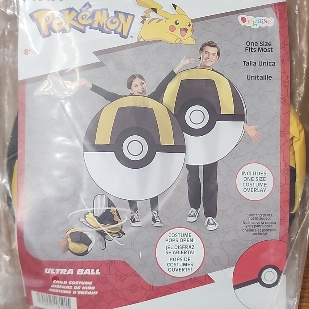 NWT Pokemon Ultra Ball Child Costume​​​